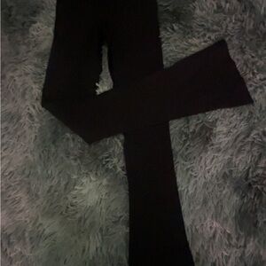 Black lululemon flare pants